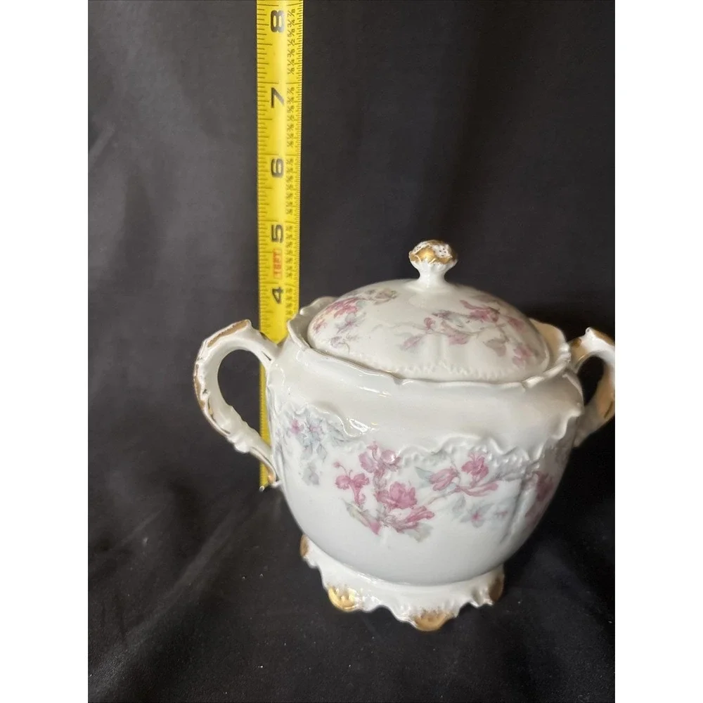 Theodore Haviland Limoges France Large Covered Sugar Bowl